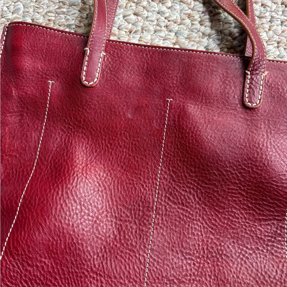 Ellington Red Leather Interior Bag - Picture 2 of 6